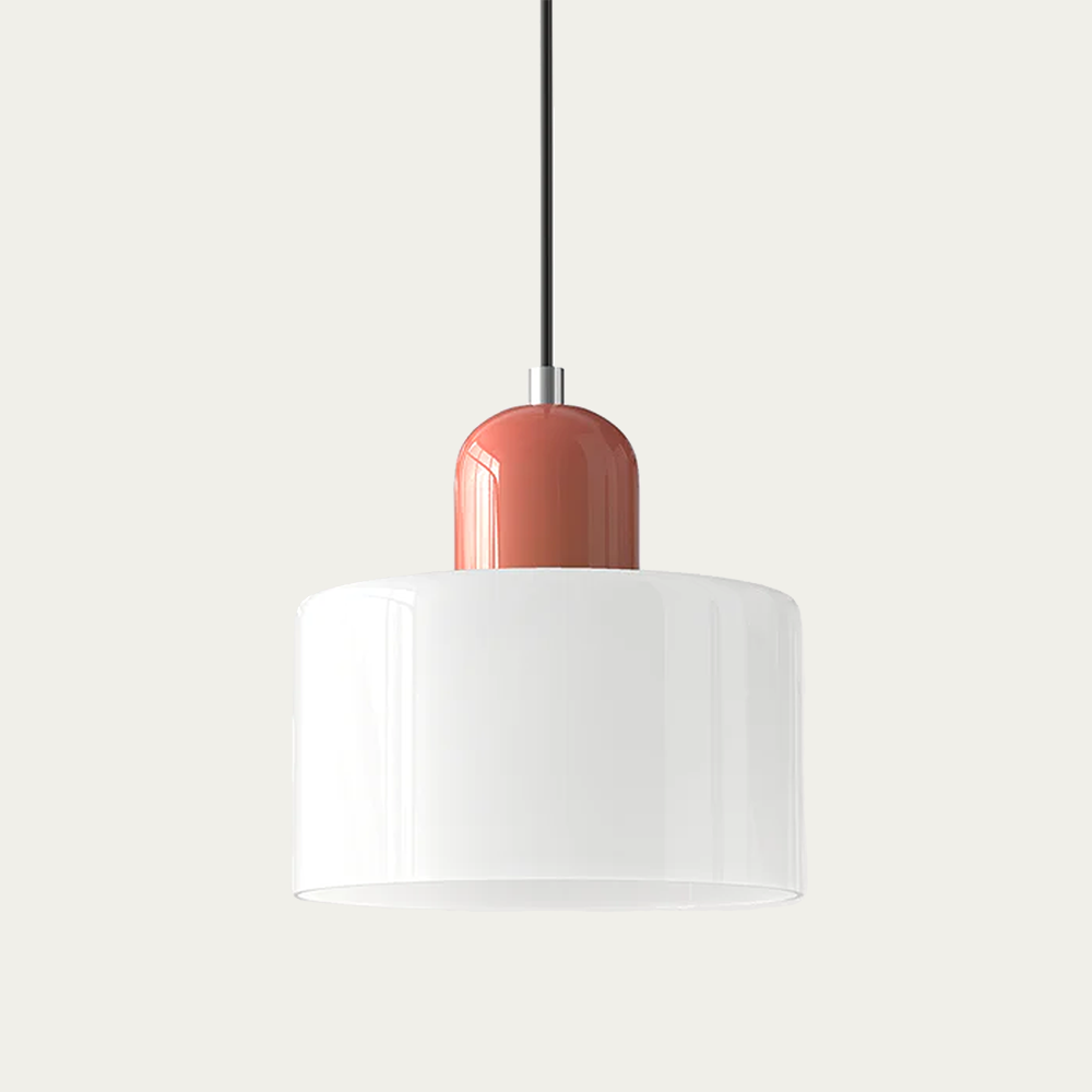 BowLift | Glass light in subtle colors of the kitchen