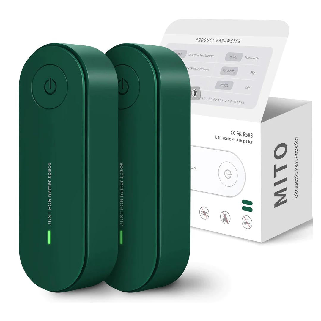 BowLift | Pack of 2 Ultrasonic Insect Repellent Plug In Mosquito Repellent