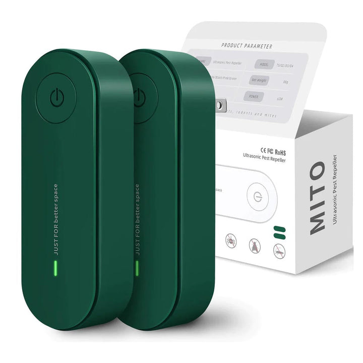 BowLift | Pack of 2 Ultrasonic Insect Repellent Plug In Mosquito Repellent