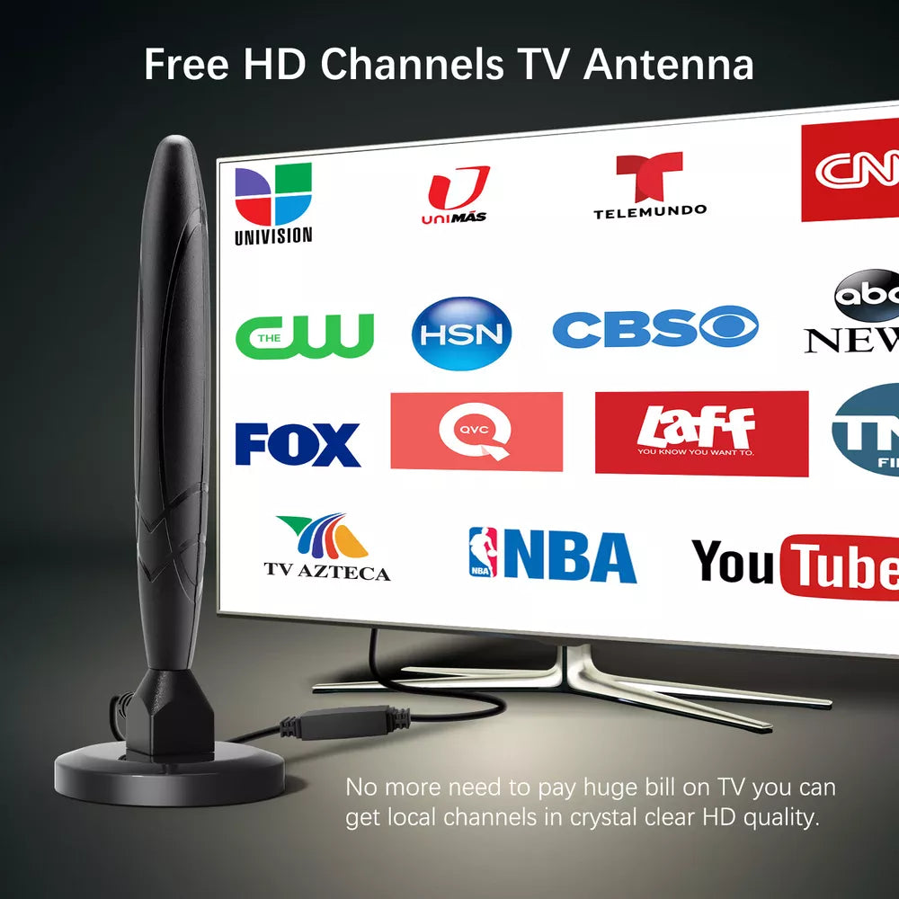 BowLift | HDTV 4K Magnetic Digital Antenna High-Performance Indoor Antenna with Amplifier