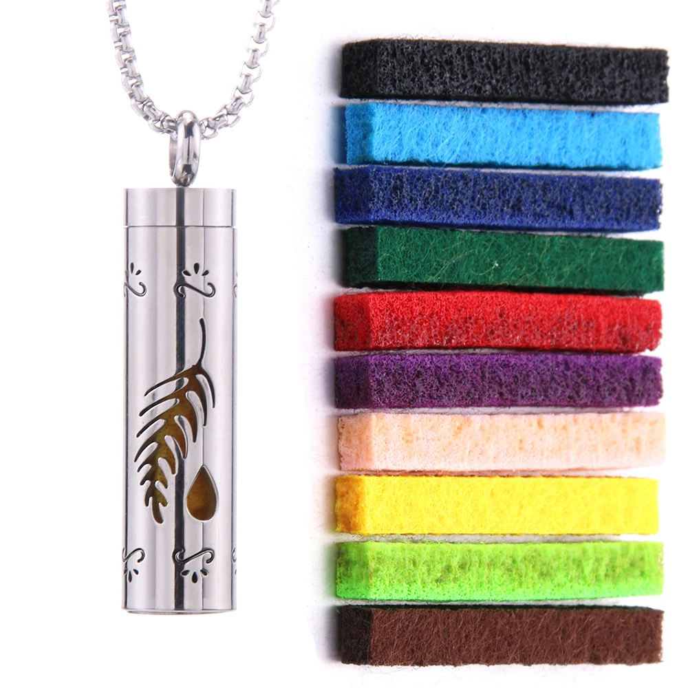 BowLift | Perfumed Pendant Necklace | Stainless Steel | Interchangeable Aroma Discs