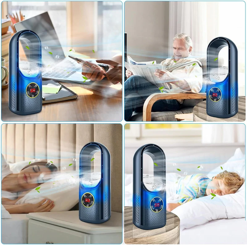 BowLift | 2025 Blade-Free Silent Portable Air Conditioner for Home and Office