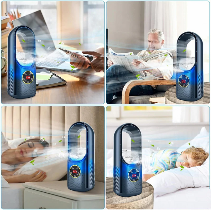 BowLift | 2025 Blade-Free Silent Portable Air Conditioner for Home and Office