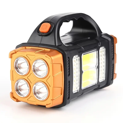 BowLift | PowerBeam 4-in-1 Emergency Flashlight – Powerbank & Solar Energy for Survival in the Outdoors