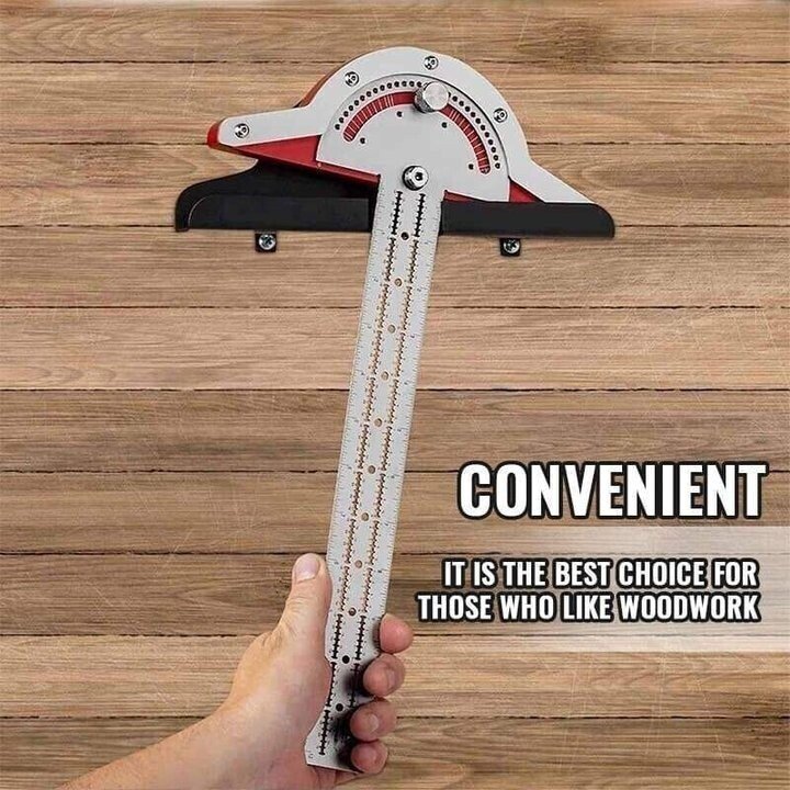 BowLift | Ultra Precision Marking Ruler Square T Type Woodworking Scriber Measuring Tool