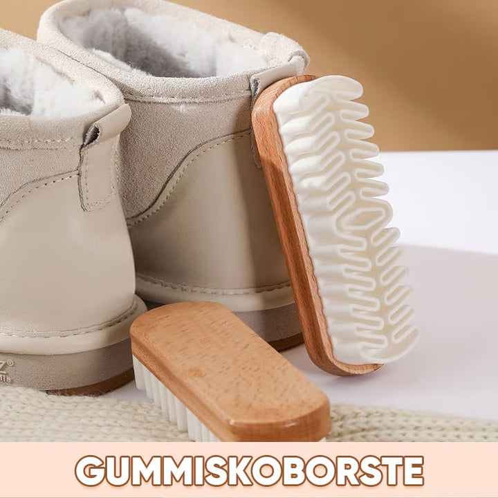 Velora Premium Brush — Bring your suede shoes to shine, completely chemical-free! | Bowlift