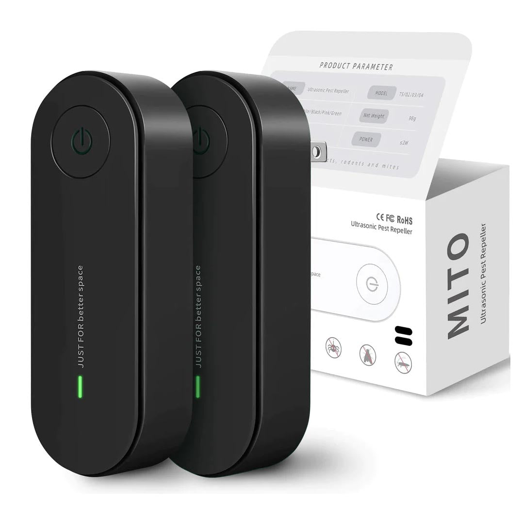 BowLift | Pack of 2 Ultrasonic Insect Repellent Plug In Mosquito Repellent