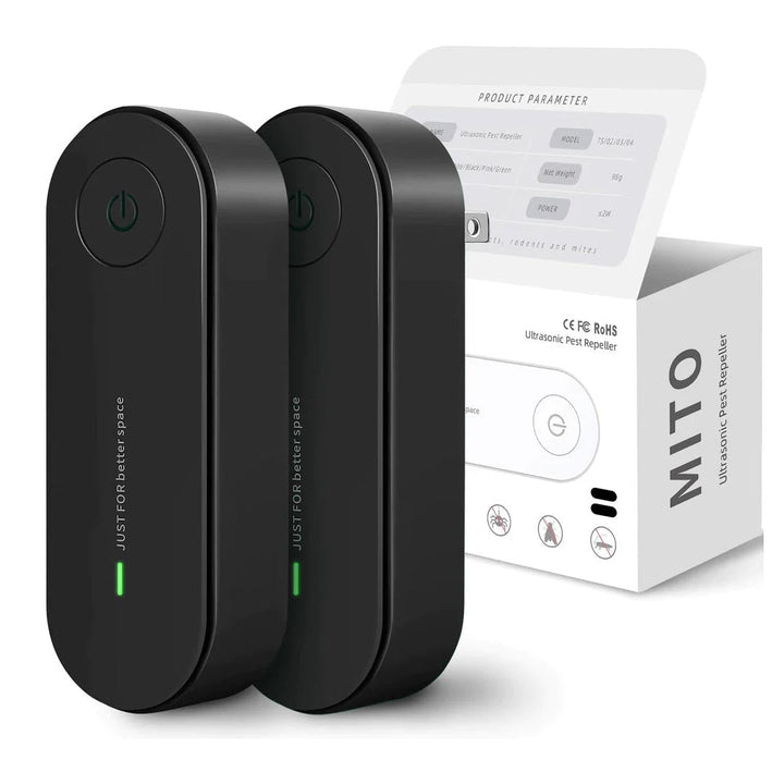 BowLift | Pack of 2 Ultrasonic Insect Repellent Plug In Mosquito Repellent