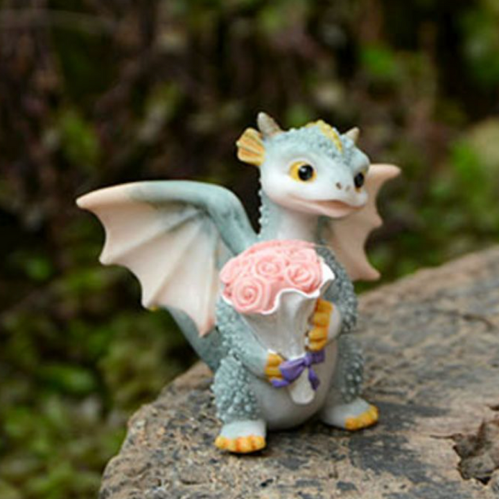 BowLift | Mini Cute Dragon Statue Decoration