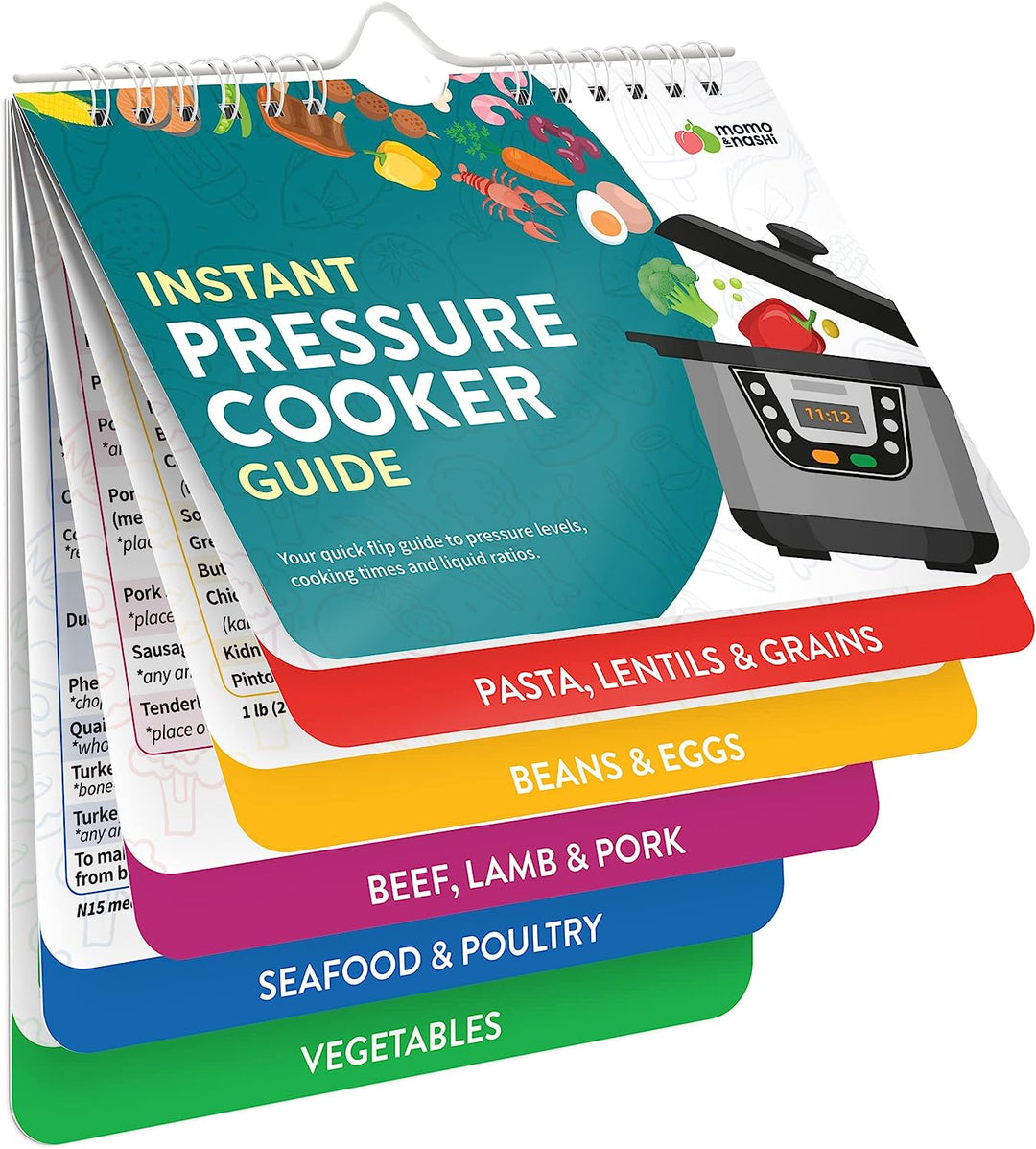 BowLift | Air Fryer Cheat Sheet Magnets Cooking Instructions Booklet