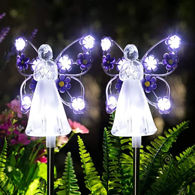BowLift | Luminous Haven Solar Angel LED Garden Light – Elegant Outdoor Illumination for Gardens and Memorials