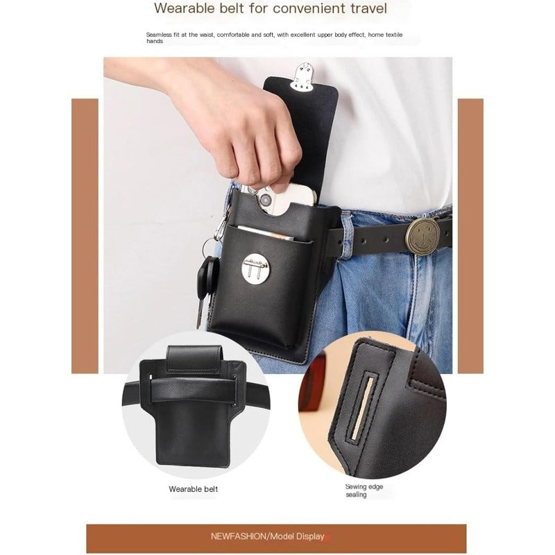 BowLift | PU Leather Belt Pouch for Phone & Essentials