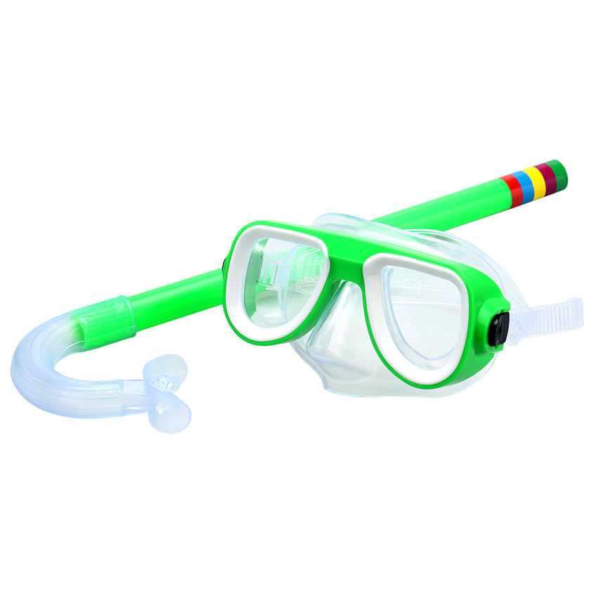 Snorkel set with high-quality breathing mask and ergonomic mouthpiece Bowlift