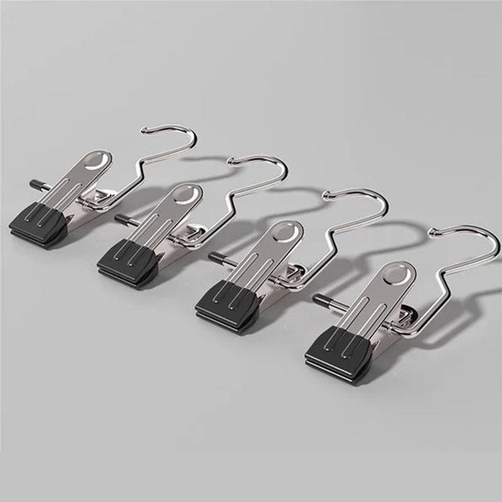 BowLift | Anti-rust Clip Space-saving Clothespin Hat Pants Storage Hanging Travel Hook