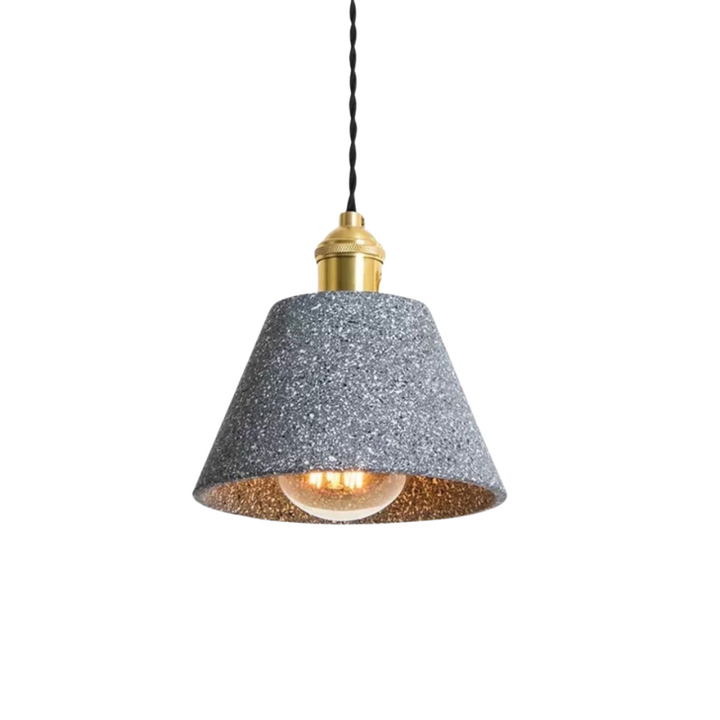 BowLift | UrbanLume – Modern Cement Hanging Lamp
