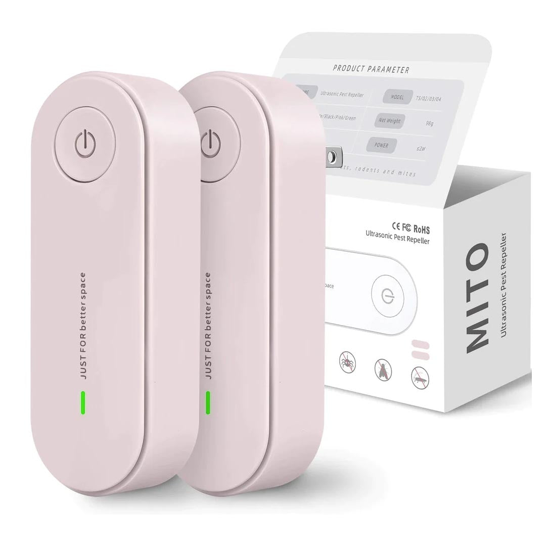 BowLift | Pack of 2 Ultrasonic Insect Repellent Plug In Mosquito Repellent