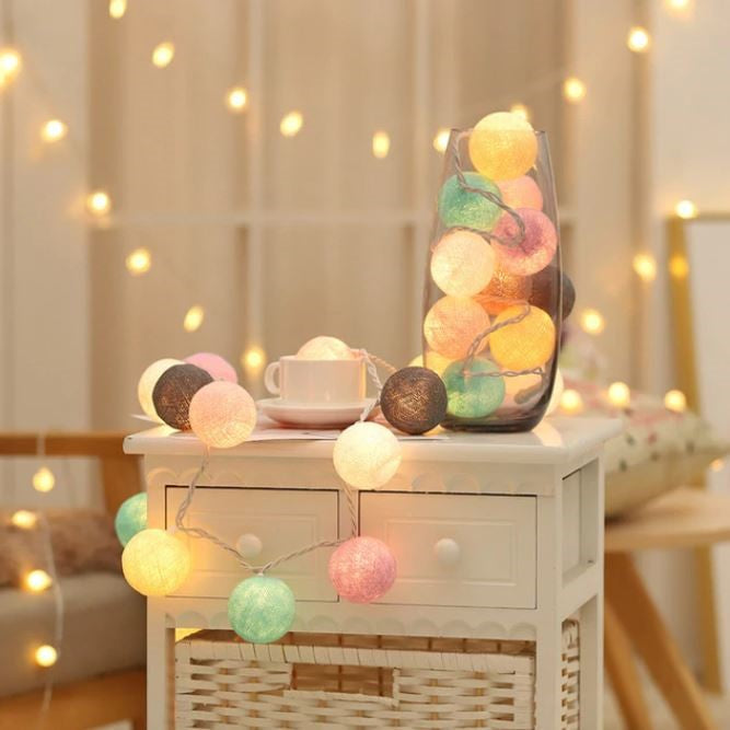 BowLift | Ballton - Cotton glowing ball swing | Various color combinations
