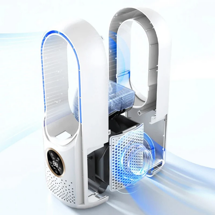 BowLift | 2025 Blade-Free Silent Portable Air Conditioner for Home and Office