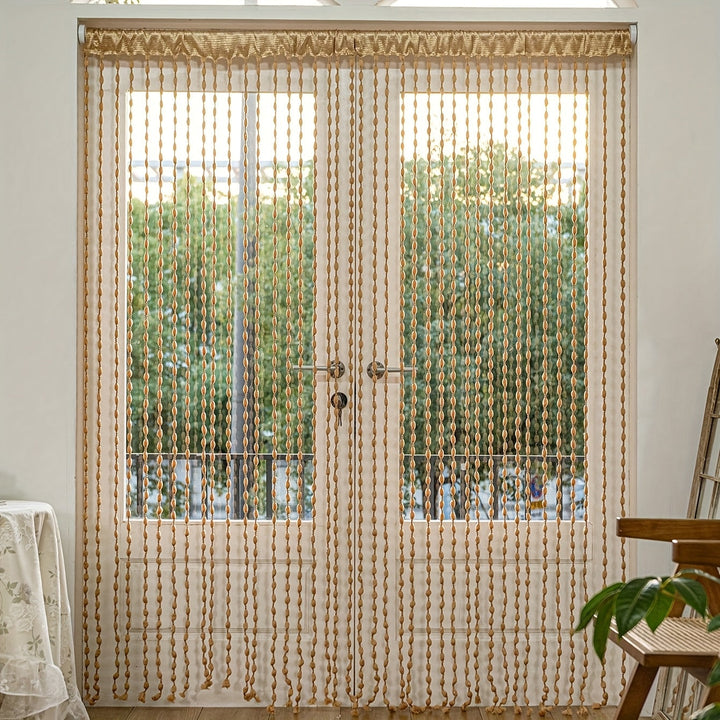 BohoDream Bed Canopy with Pearls for Bedroom or Play Area | Bowlift