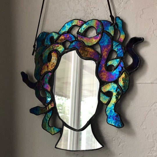 BowLift | Medusa Stained Glass Suncatcher Mirror