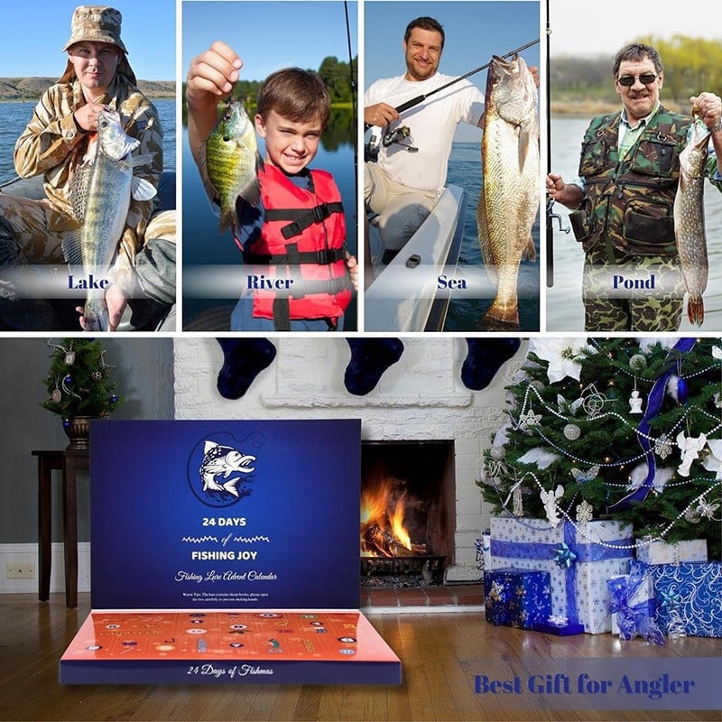 BowLift | 24 Days Christmas Countdown Fish Tackle Set