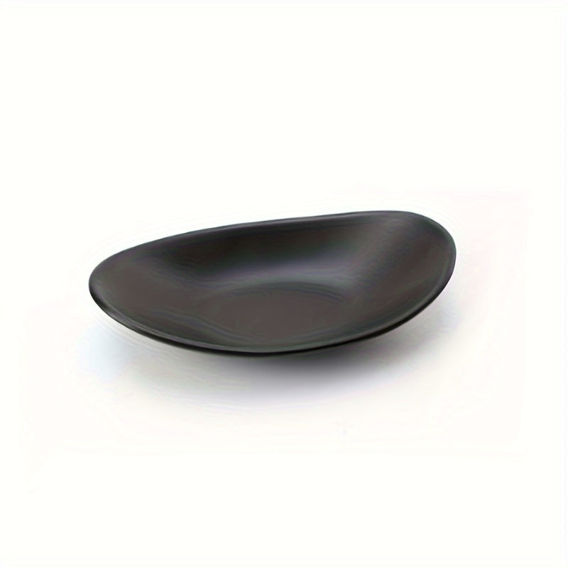 BlackTray - Elegant Oval Storage Tray for Jewelry Bowlift