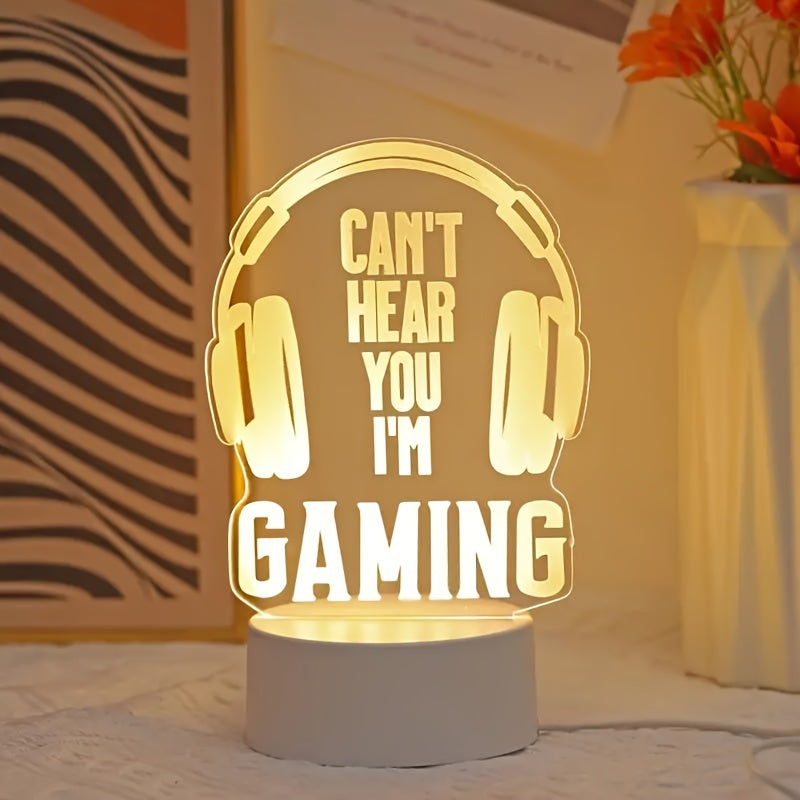 GameLamp - Compact LED Table Lighting with USB Bowlift