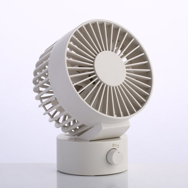 USB compact fan with double rotor blades | Bowlift
