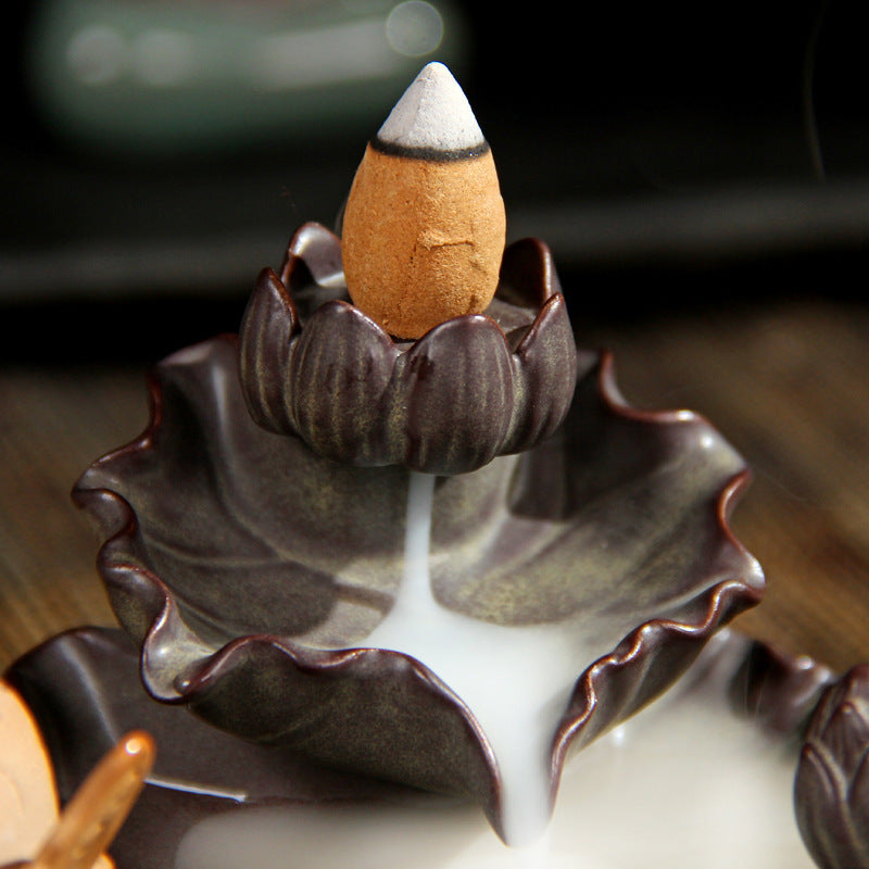 Lotus Design Incense Holder