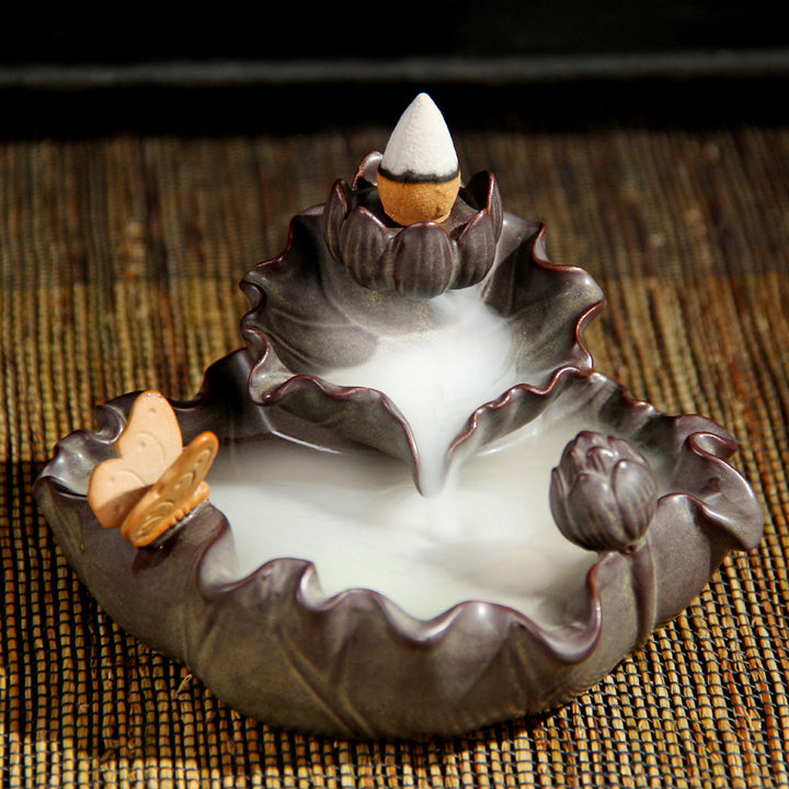 Lotus Design Incense Holder