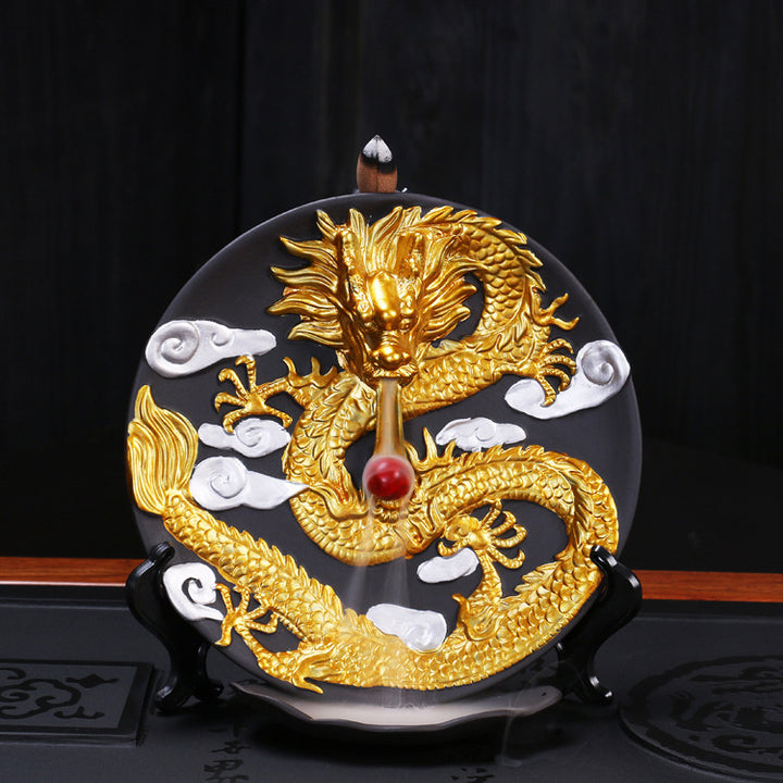 Artistic Dragon Motif Incense Holder