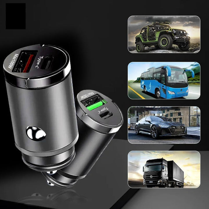 BowLift | Metal Pull-Ring Invisible Fast Car Charger