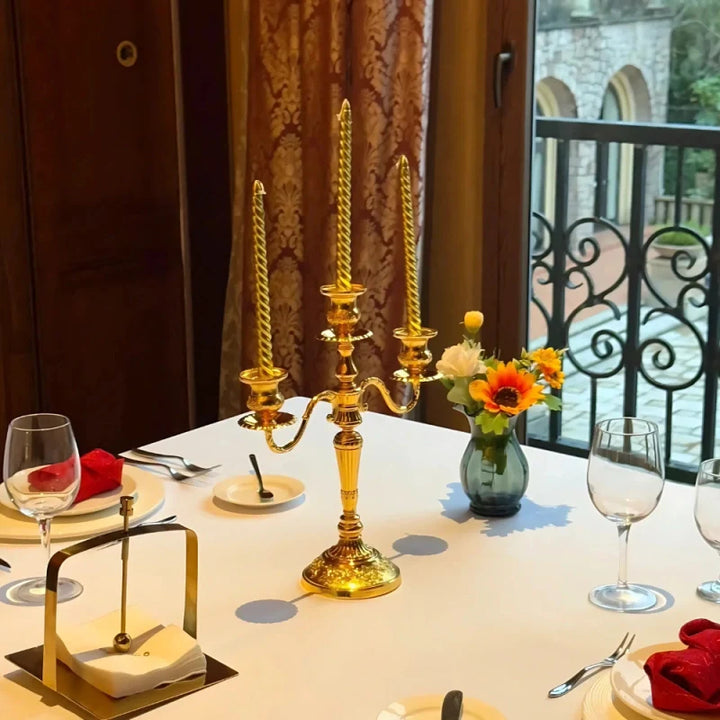 BowLift | GildedNocturne Candelabra
