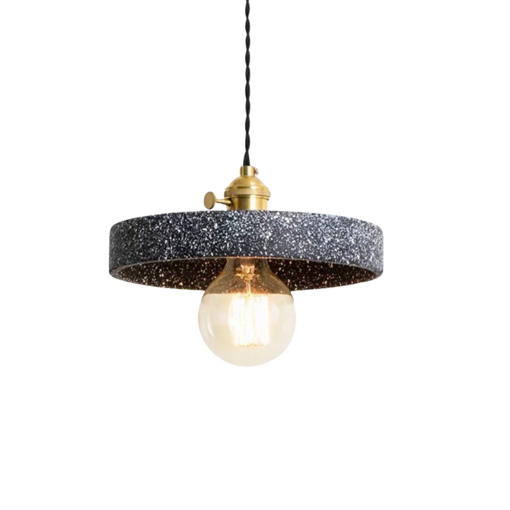 BowLift | UrbanLume – Modern Cement Hanging Lamp
