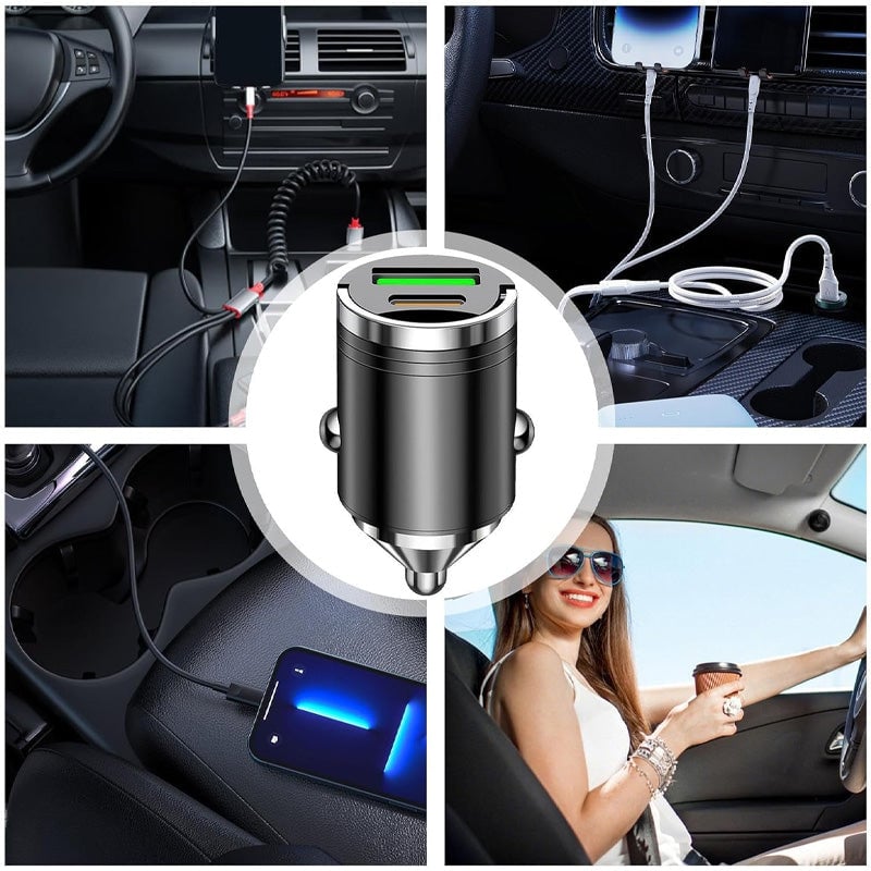 BowLift | Metal Pull-Ring Invisible Fast Car Charger
