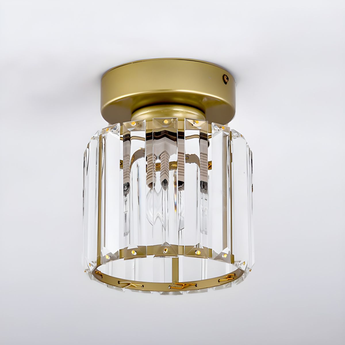 BowLift | Ceiling Light Crystal Flush Mount Modern Fixture