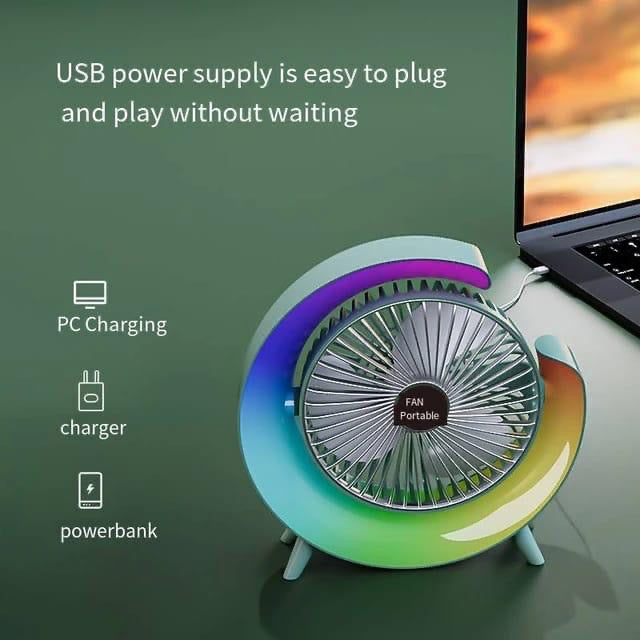Fan Desktop Rechargeable 2:1 | Bowlift