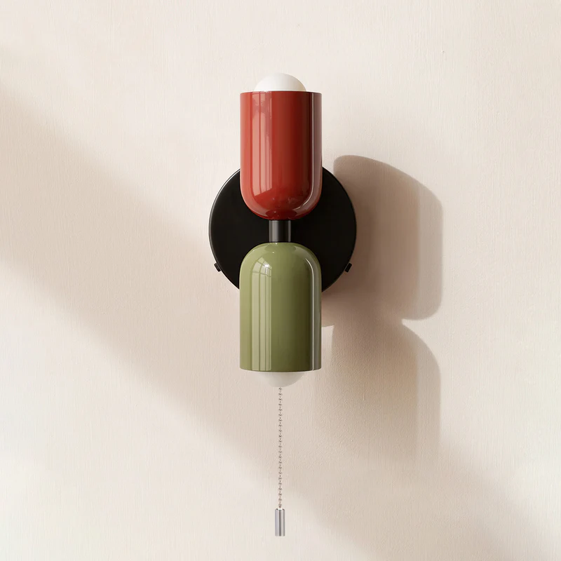 BowLift | Wall Light Modern Dual Glass Sconce Fixture