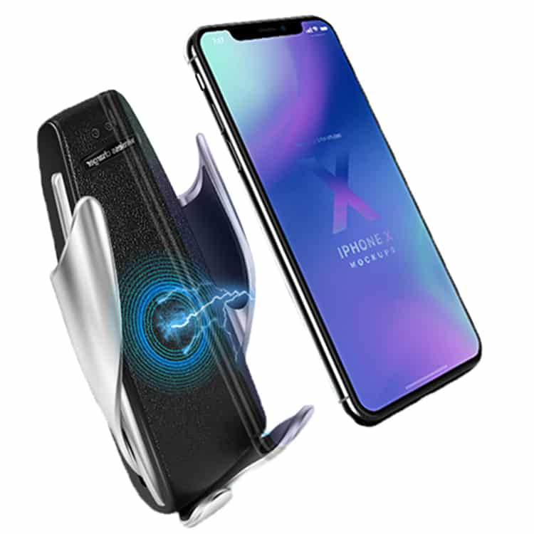 Wireless automatic mobile charger and holder for the car | Bowlift