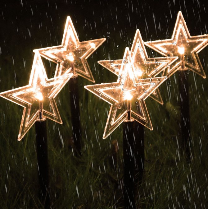 BowLift | SnowGlow - Solar Pathway Lights for festive outdoor charm