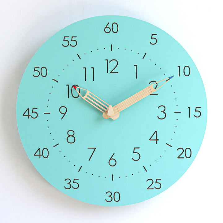 BowLift | Learning Time Children's Room Silent Wall Clock