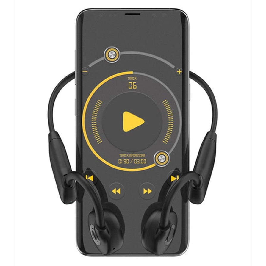 BowLift | Bone Conduction OverEar Bluetooth Earbuds, with 32G Memory and IPX6 Waterproof, for Commuting and Sports