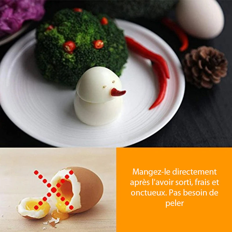 Mini Egg Cooker, Set with 6 Parts | Bowlift