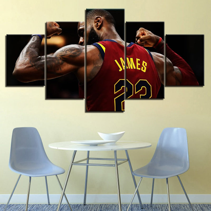 22 James - 5 Piece Canvas Wall Art Painting | Bowlift