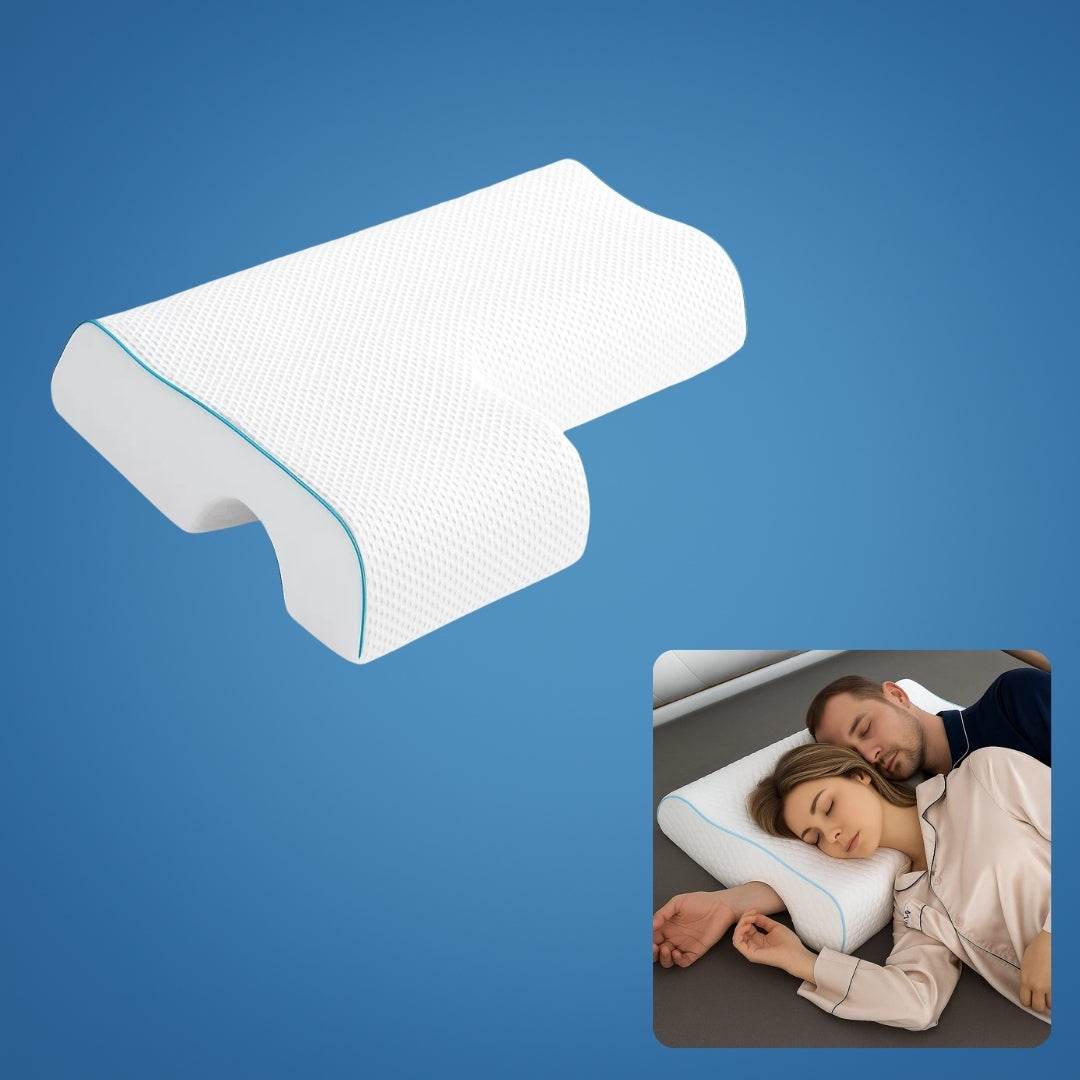 Arm‑Hole Comfort – Orthopaedic Neck Support – Pain Relief – Deeper, Restful Sleep Bowlift