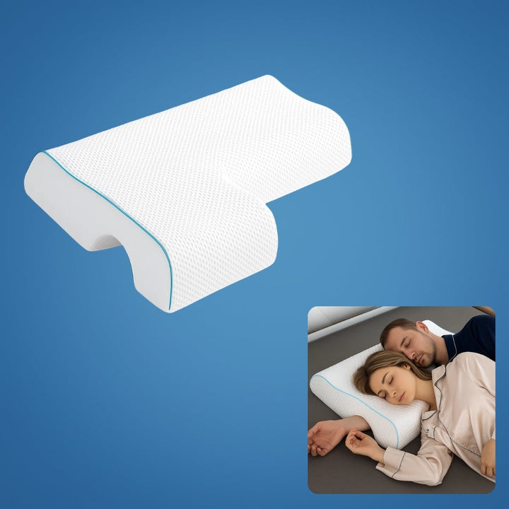 Arm‑Hole Comfort – Orthopaedic Neck Support – Pain Relief – Deeper, Restful Sleep Bowlift