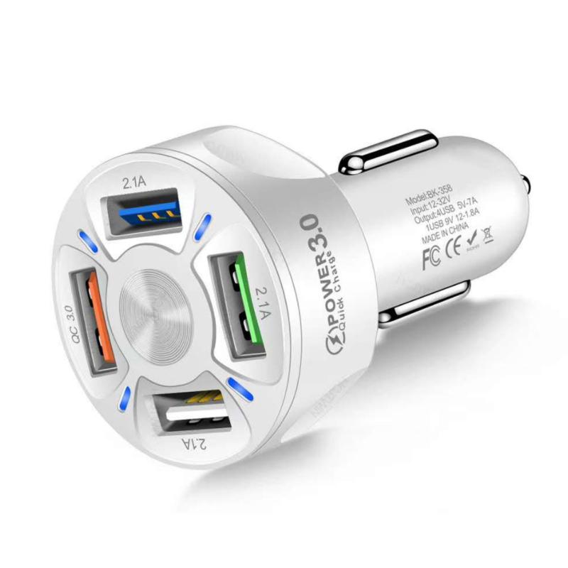 BowLift | 4 Ports USB Car Charger Fast Charging