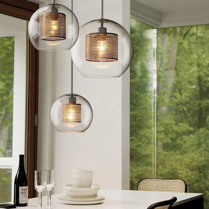 BowLift | Design Pendant Lamp Dining Table Made of Glass