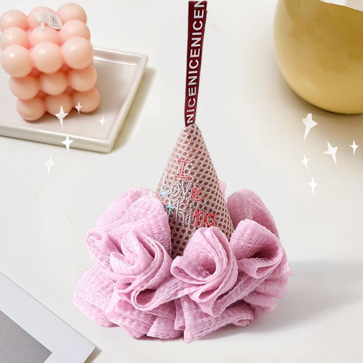 Bath Ball Cute Ice Cream Scrub Towel | Bowlift