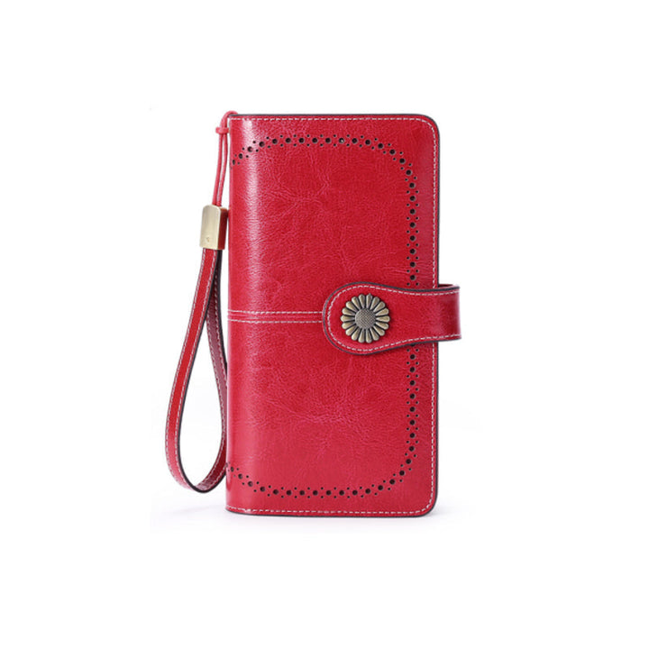 Retro long wallet with large capacity | Bowlift